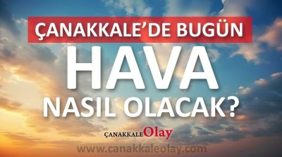 8 Eylül 2024 Pazar günü için Çanakkale hava durumu