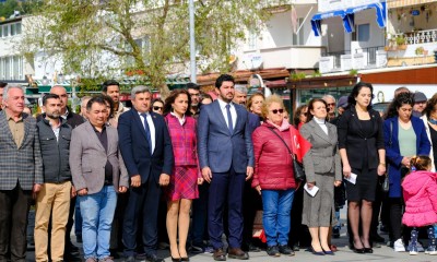 Küçükkuyu’da da tören düzenlendi