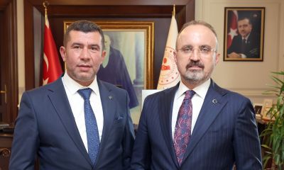 Turan, AK Parti Ezine İlçe Başkanı Doğan’ı Ağırladı